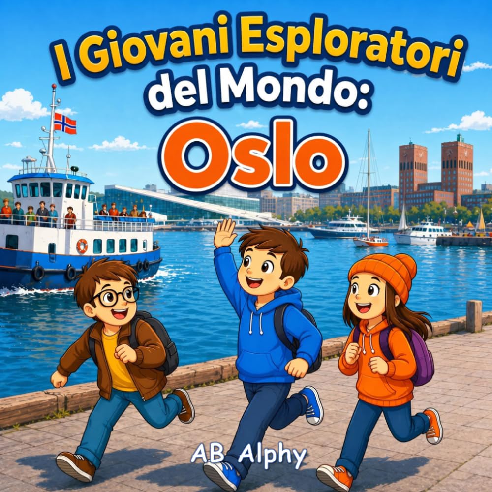I Giovani Esploratori del Mondo: Oslo: Alla scoperta della capitale della Norvegia, dei fiordi e della storia vichinga con Nora, Max e Leo