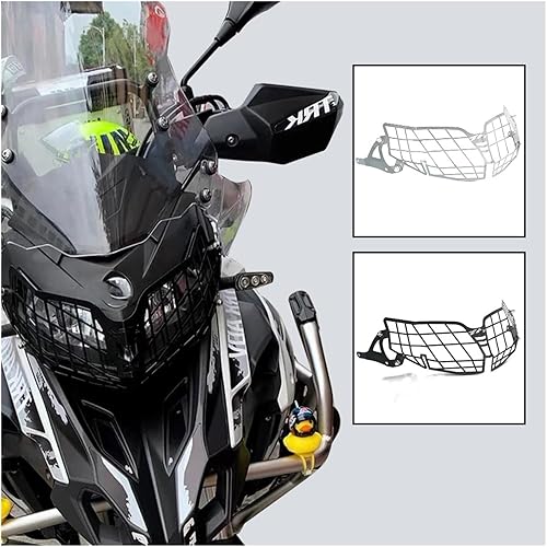 Miniatura 3 de ORSQU for Bennl-&li TRK 502 TRK502X 2018 2019 2020 2021 Motorcycle Headlight Protector Cover Grill Guard Accessories Stainless Steel Headlight Mesh