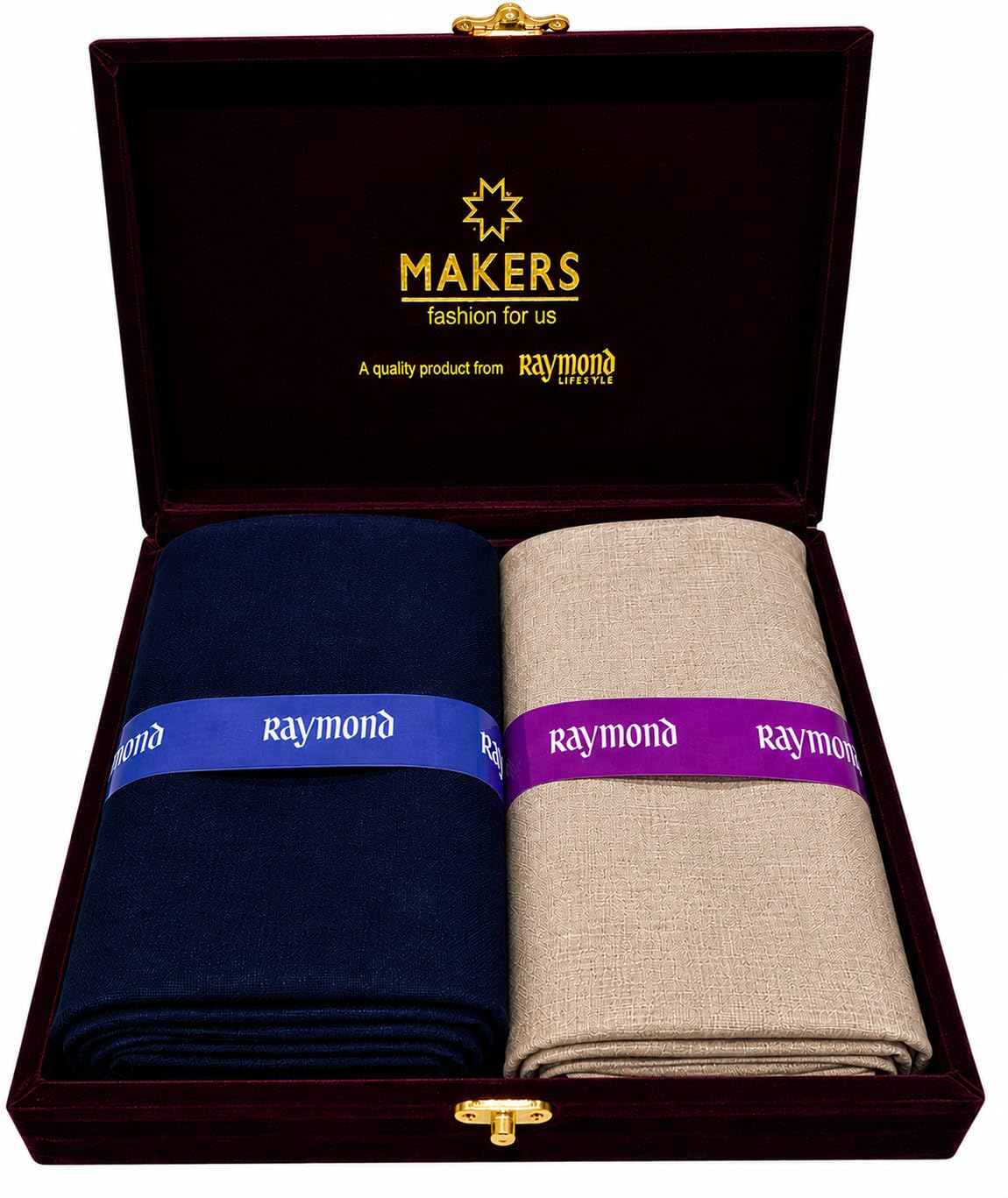 Men's Unstitched Shirt and Pant Fabric Combo | Premium Poly Viscose Dress Material with Luxury Gift Box | Custom Tailoring Fabric Set | Formal & Casual Wear-image-40