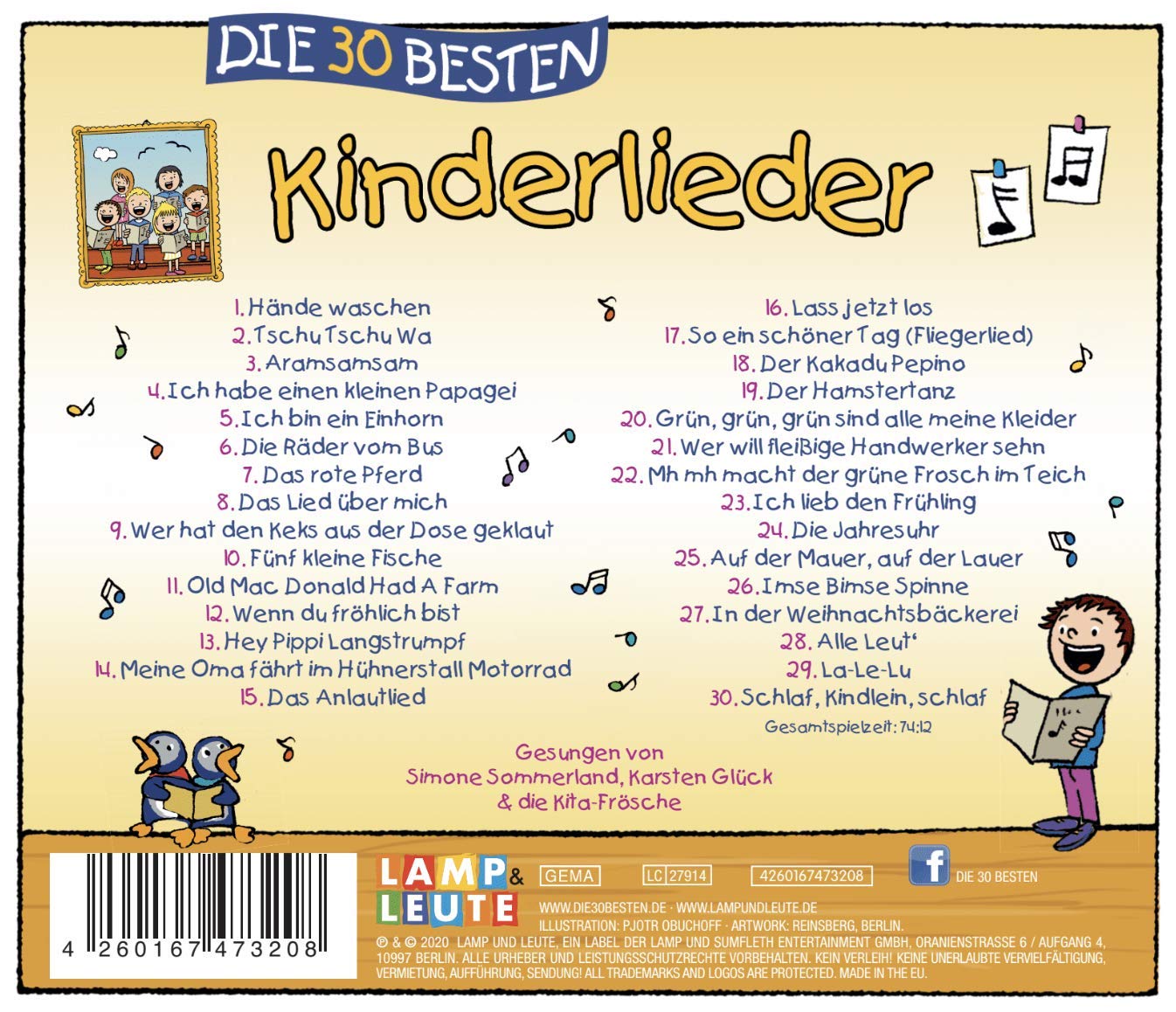 Die 30 Besten Kinderlieder