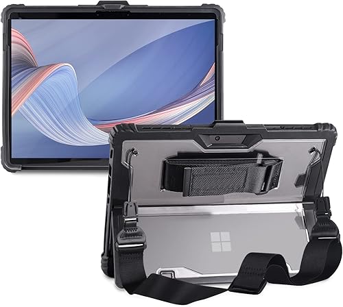 AOAO Funda para Microsoft Surface Pro 7654 con correa para el hombro, correa de mano, soporte para lápiz capacitivo, resistente, absorbe los golpes
