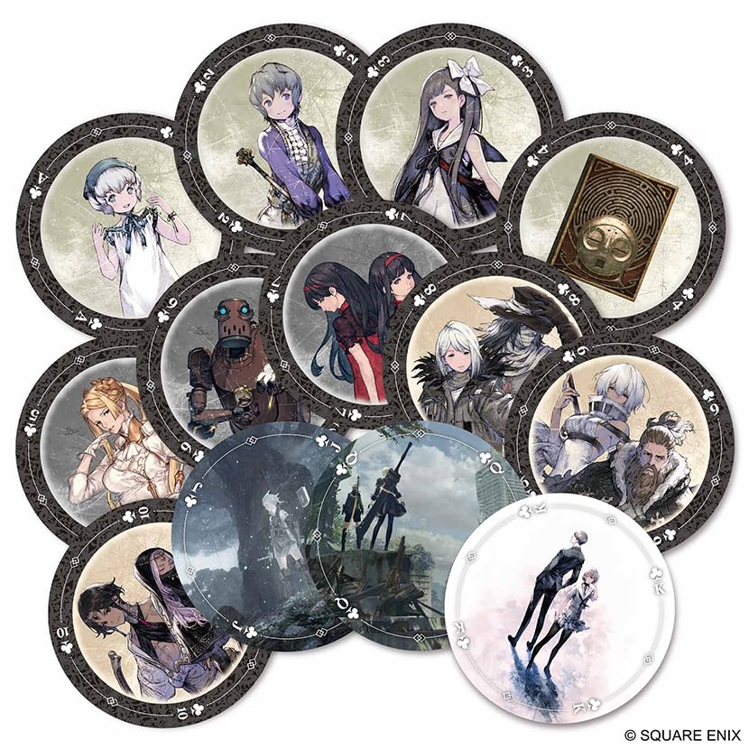 Amazon.co.jp: NieR Series 丸型トランプ : おもちゃ