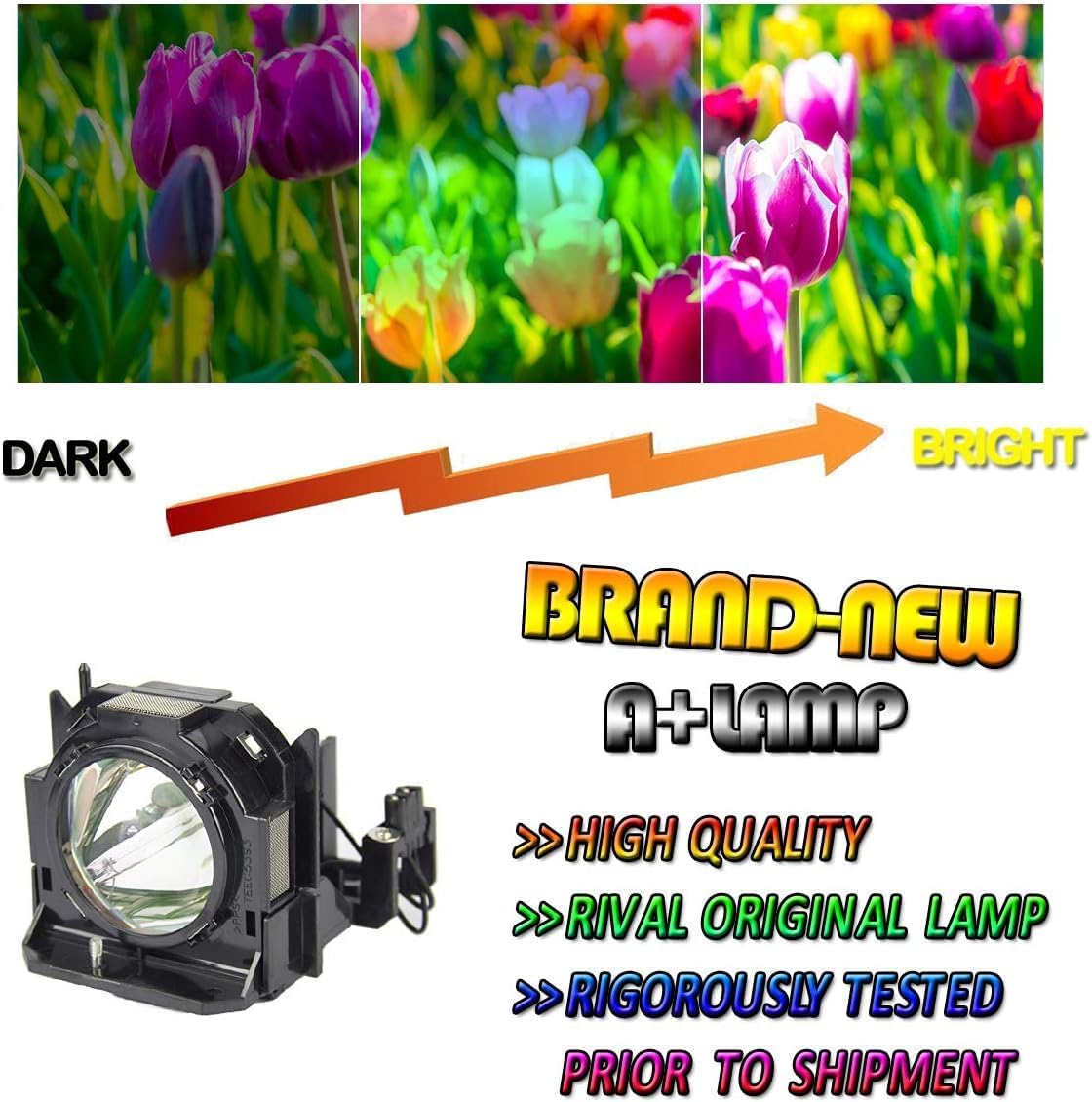 CJD DT01022 Replacement Lamp with housing for Hitachi CP-RX78,CP-RX78W,CP-RX80,CP-RX80W, ED-X24,ED-X24Z
