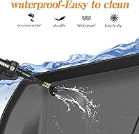 Vista 2 de Revestimiento de carga para Sienna 2019 – Negro TPO para todo tipo de clima, bandeja de carga trasera, impermeable, protector de alfombrilla