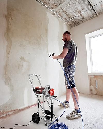 Miniatura 8 de SILVEL Pulverizadores de pintura sin aire, máquina pulverizadora de pintura eléctrica de 3300 PSI con barra de extensión, rociador sin aire de alta