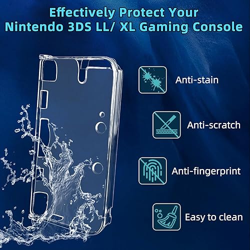 Miniatura 3 de OSTENT Protective Clear Crystal Hard Guard Case Cover Skin Shell for Nintendo 3DS XL LL Color Clear White