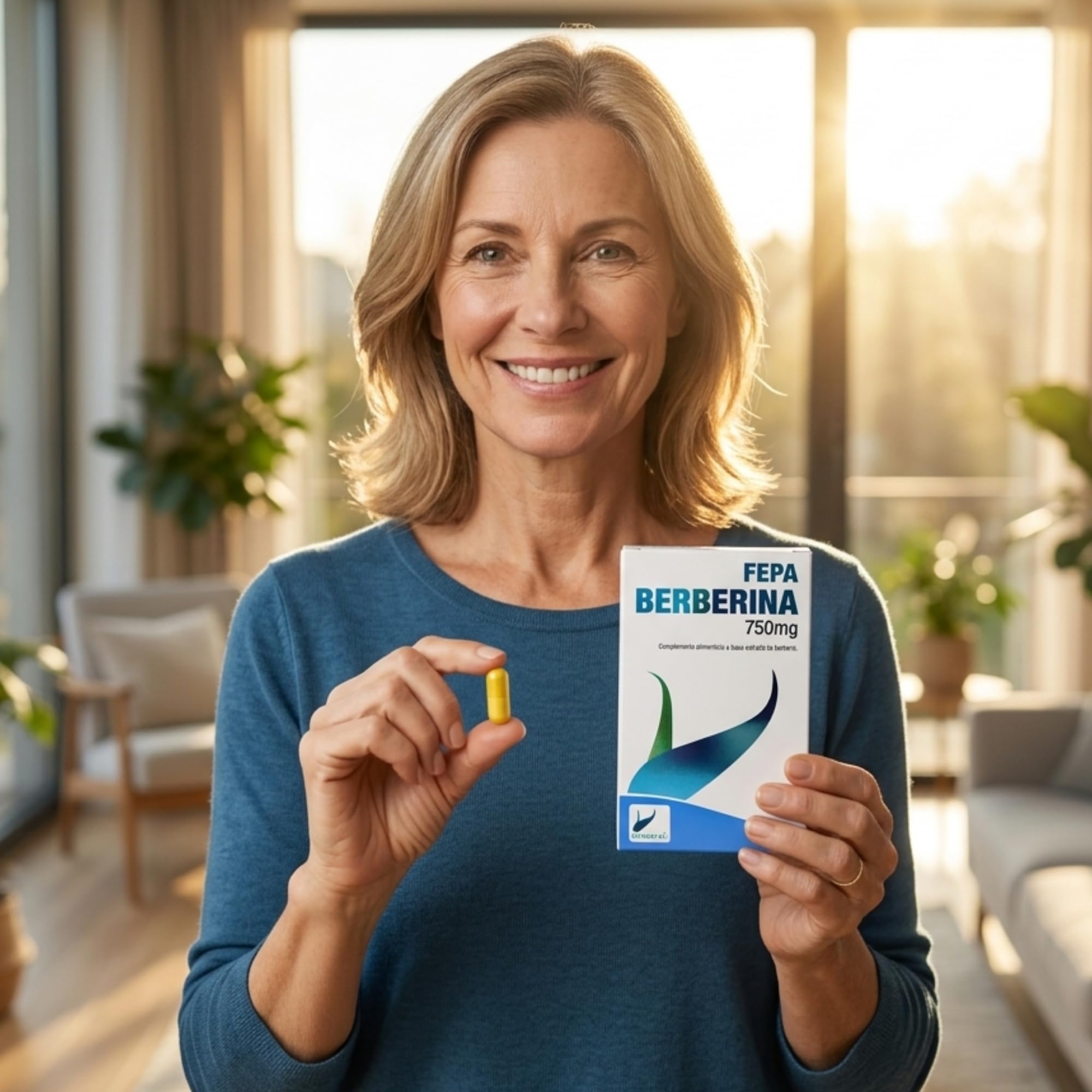 Berberina FEPA – 60 Cápsulas Pack de 2– Extracto de Raíz de Berberis con Acción Antioxidante – Complemento Alimenticio para Apoyo al Metabolismo, Energía y Bienestar General Diario – Fepadiet