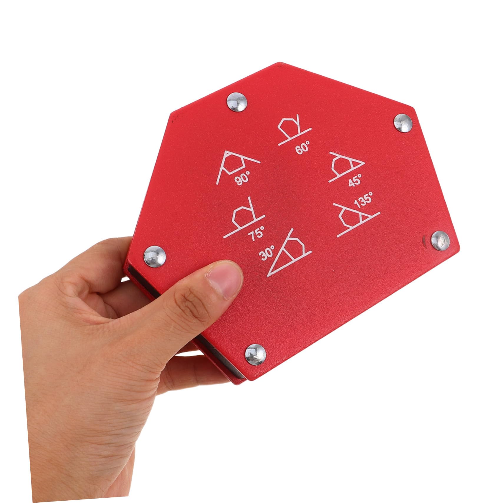 Homoyoyo Accesorio de soldadura base magnética de soldadura magnética herramienta de imán clip de soporte magnético rojo