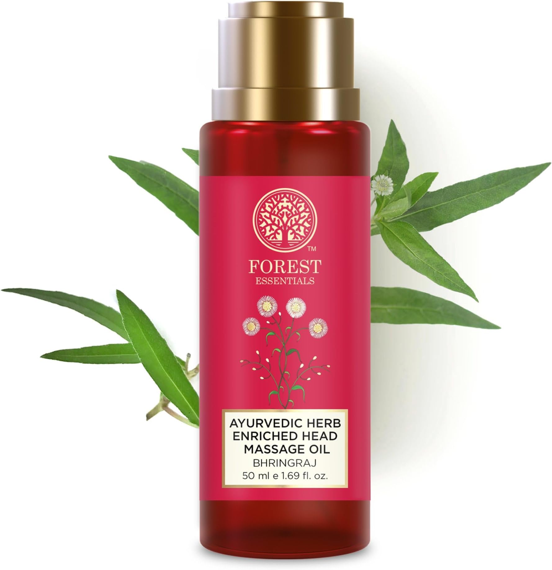 Head Massage Oil Bhringraj | Ayurvedic Hair Oil for Hair Growth | Strengthens hair & addresses Dandruff