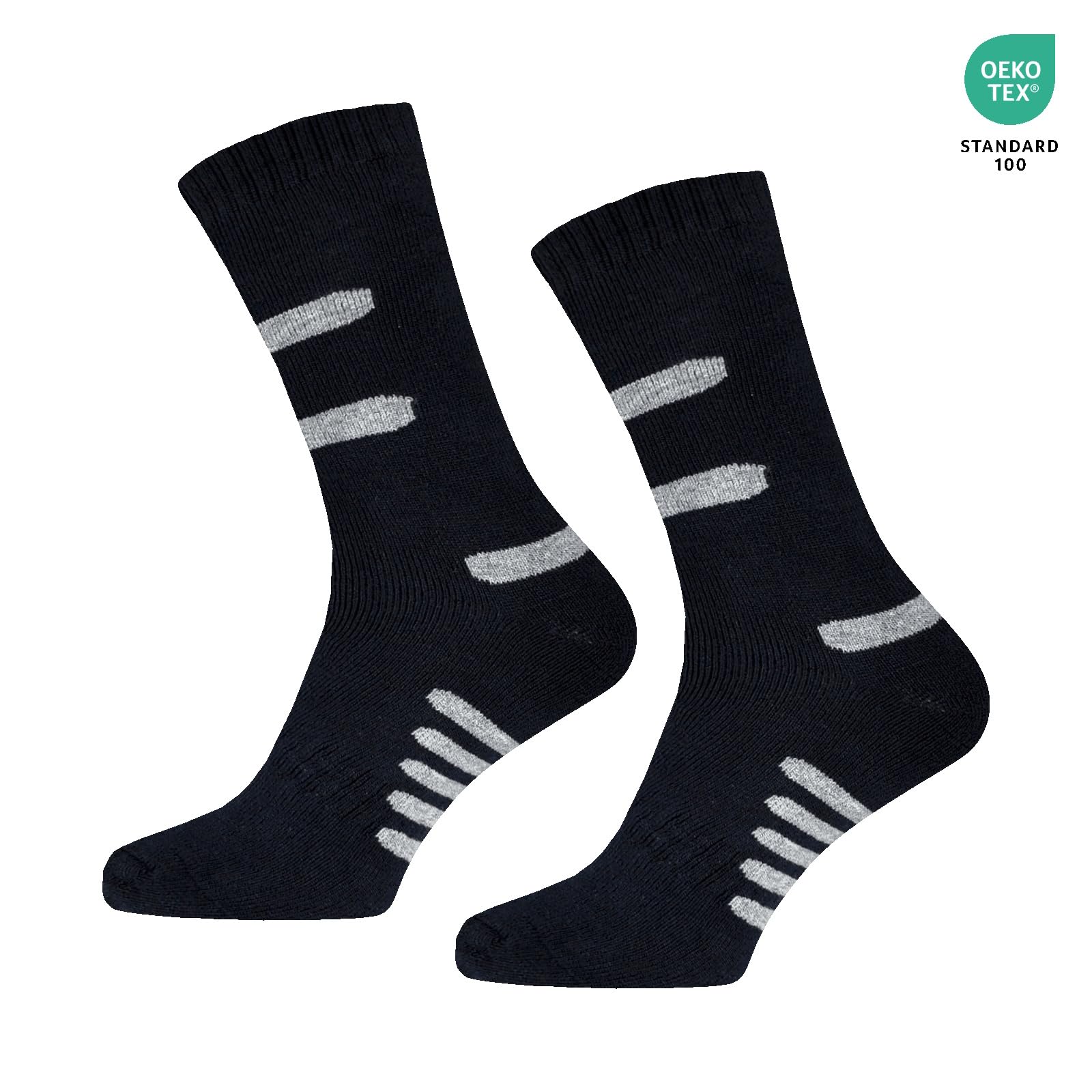BestSale247 6 oder 12 Paar Herren Thermo Socken Warme Dicke Winter Sportsocken Ski Arbeitssocken Baumwolle