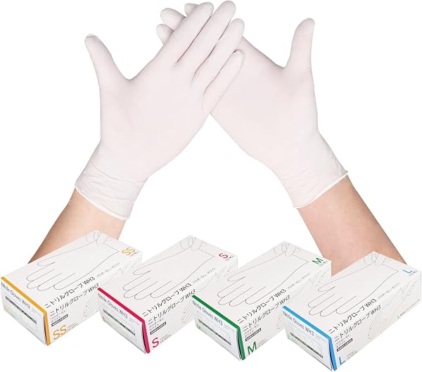 Powder-Free Nitrile Gloves, SP3, WH3 - 4