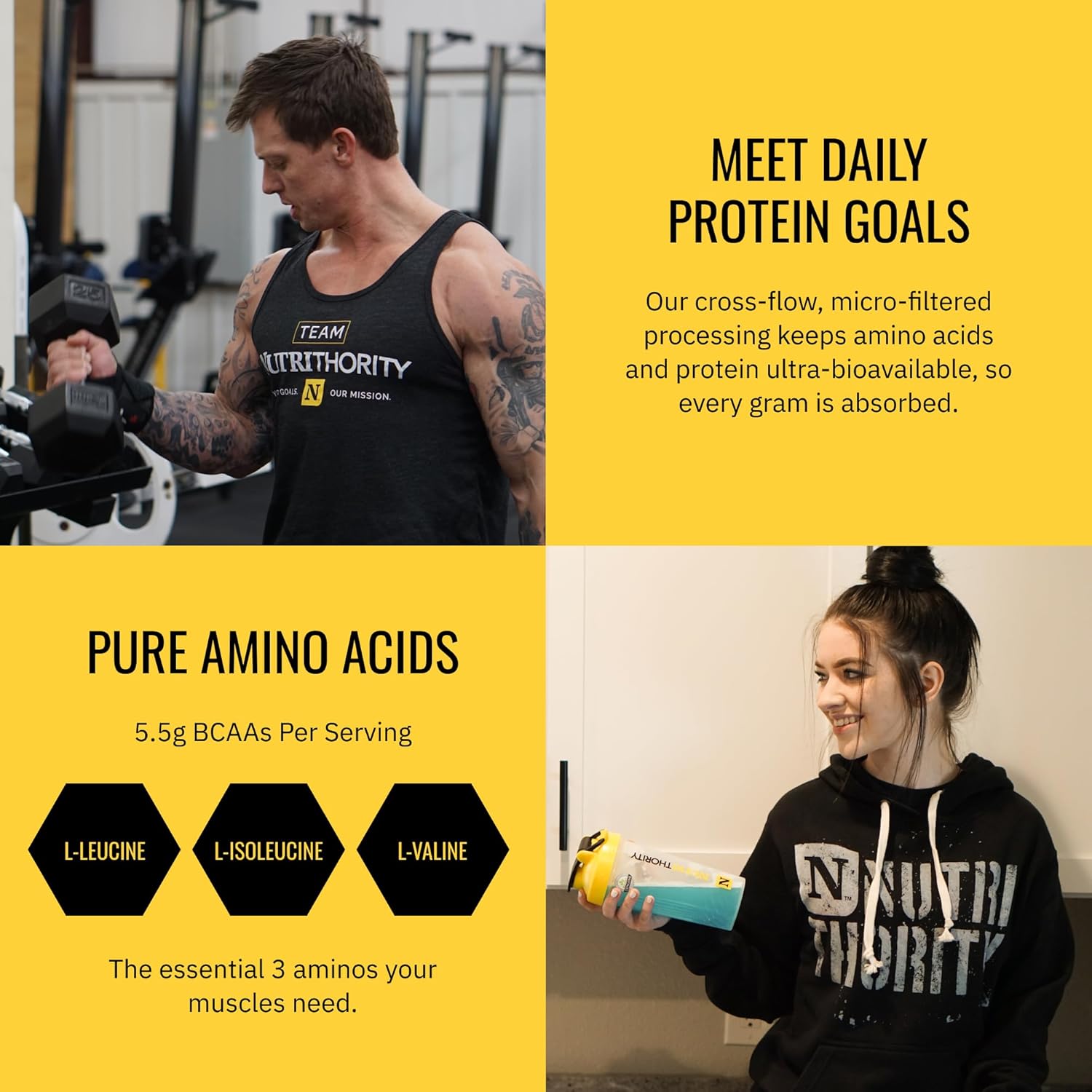 Nutrithority - Isothority Isolated Whey Protein Powder with Ultra-Absorbable Protein and BCAAs to Build Muscle and Accelerate Recovery, Keto Friendly, Low Carbs, Gluten Free (Chocolate Peanut Butter)