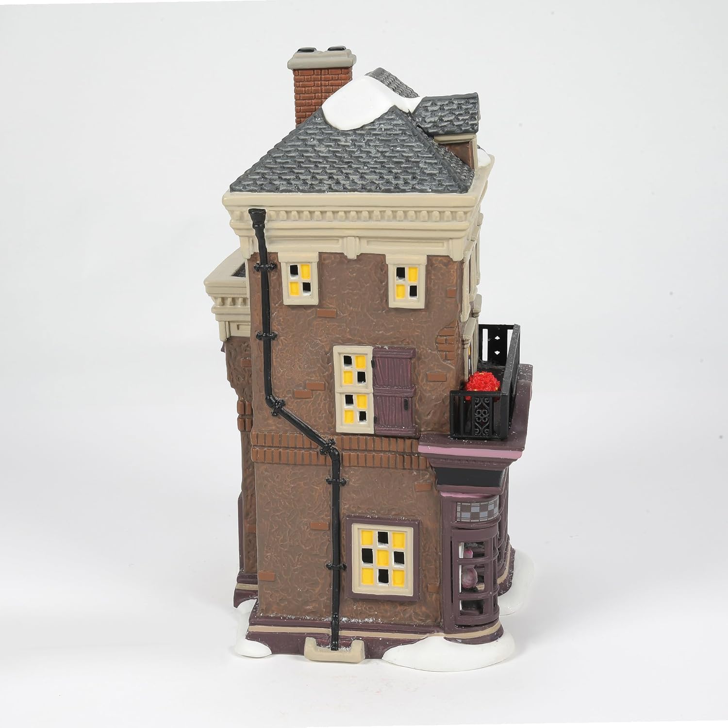 Department 56 Dickens Village Otto of Roses Perfumery Lit Building, 8.62 Inch, Multicolor