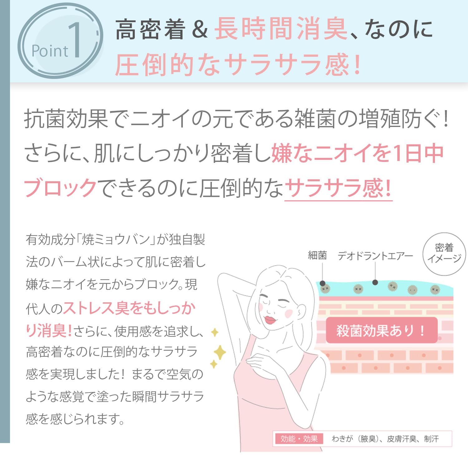 Amazon.co.jp: サニエスト デオドラントエアー バーム ワキガ 足 汗臭