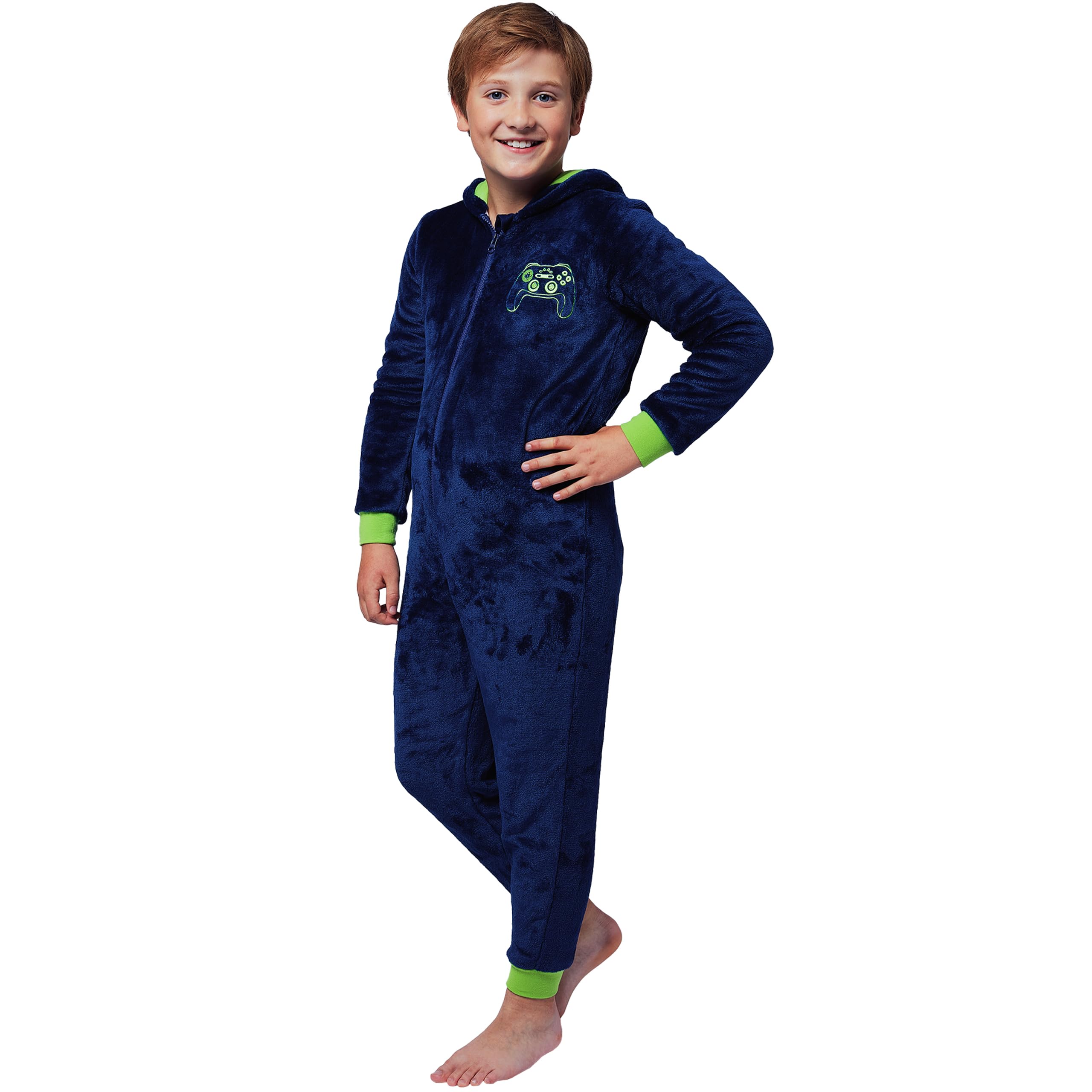 Harry Bear Gaming Onesie | Piżamy Gamingowe Dla Chłopców | Kombinezon Dla Graczy Chłopców