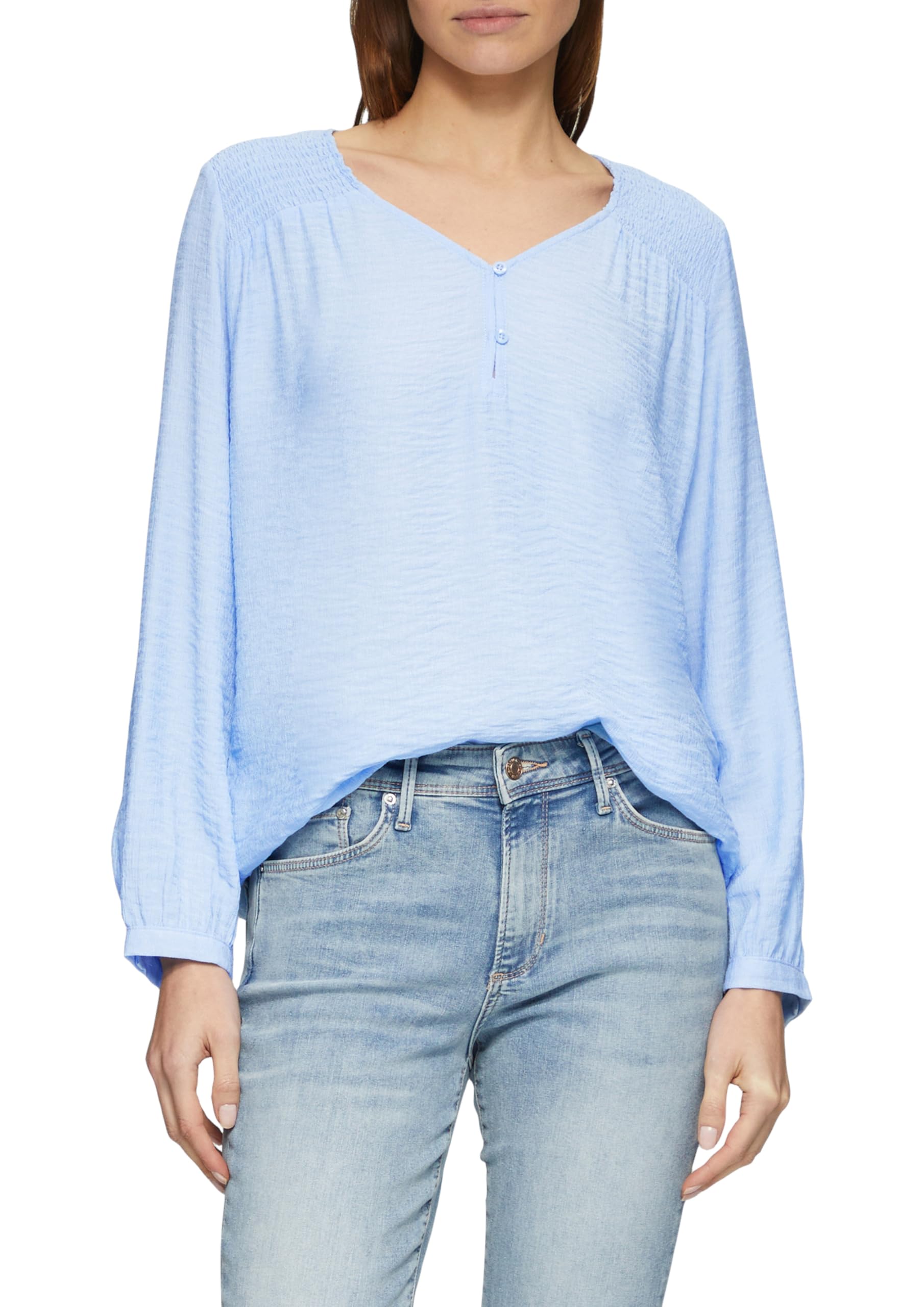 s.Oliver Long Sleeve Blouse with V-Neck, 5083, 16