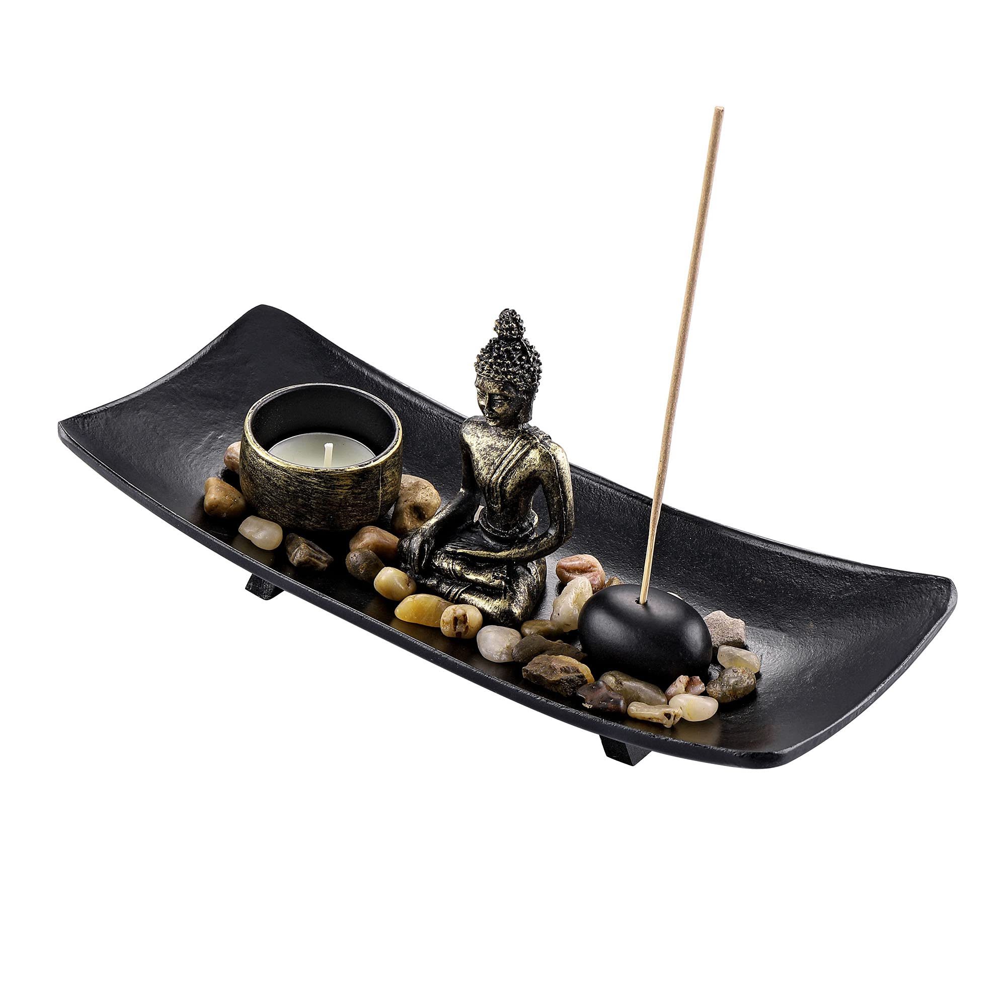 Amazon.com: Jovivi Zen Garden Set Buddha Statue w/Tealight Candle