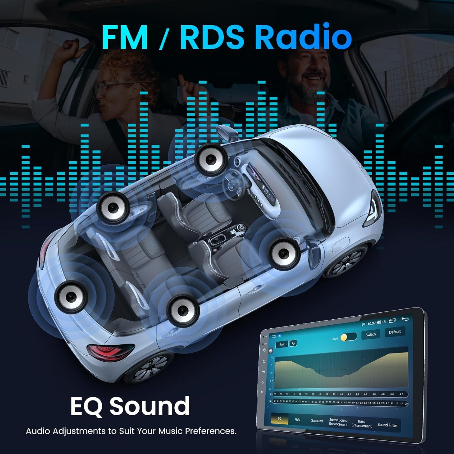 Car Radio for Nissan Sentra 2013-2017: Wireless Carplay & Android Auto Upgrade 10 Inch 1280 * 800 IPS Touchscreen Stereo with 5G WiFi Bluetooth GPS FM Radio 1080P Backup Camera