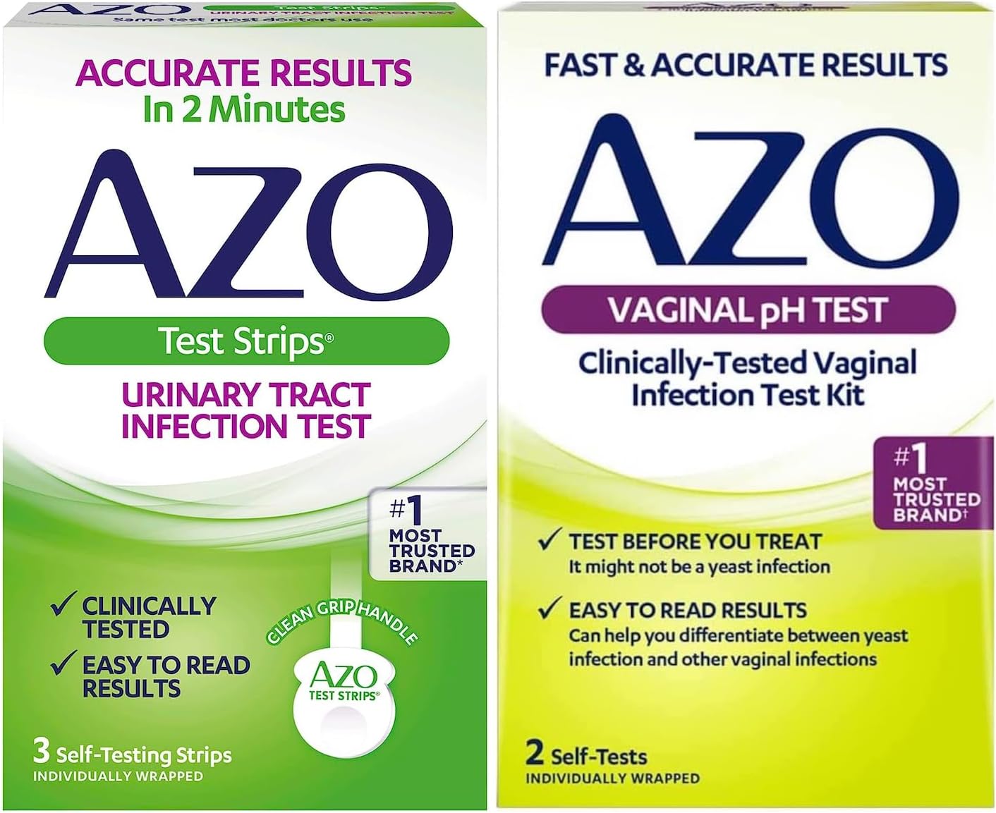 AZO Urinary Tract Infection (UTI) Test Strips (3 Count