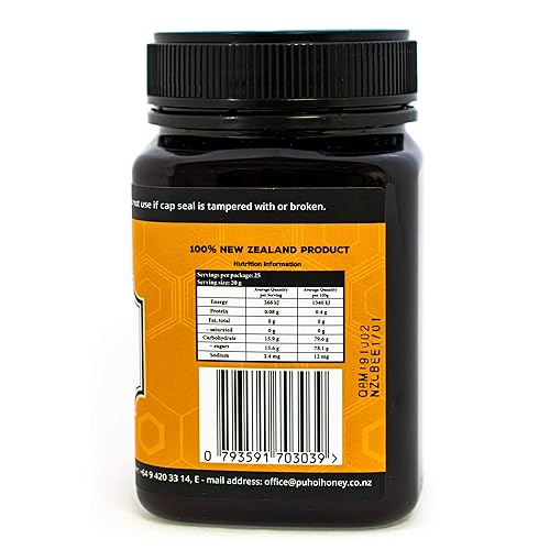 Miniatura 3 de Miel de Manuka 100% pura de Nueva Zelanda MGO 100+ 500g (17.6oz)