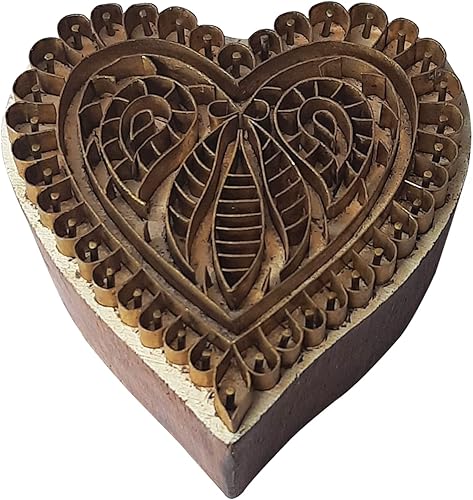 Royal Kraft Sellos de madera de latón para impresión en bloques en arcilla, cerámica, tela BHFtag006