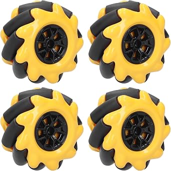 Omnidirectional Wheel, Mecanum Wheel, 2.4 inches 60 mm, DIY Toy Components, Omnidirectional, 4 Wheel Drive, Assembly, Components, Smart Robot Car Accessories #2