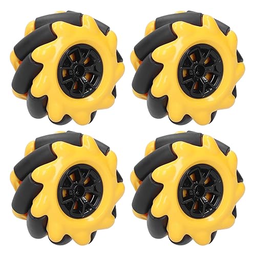 Miniatura 6 de Mecanum Wheel Robot Kit de ruedas omnidireccionales Smart Robot Car Chassis Kit Diámetro 2.362 in para acoplamiento TT ((2 pares))
