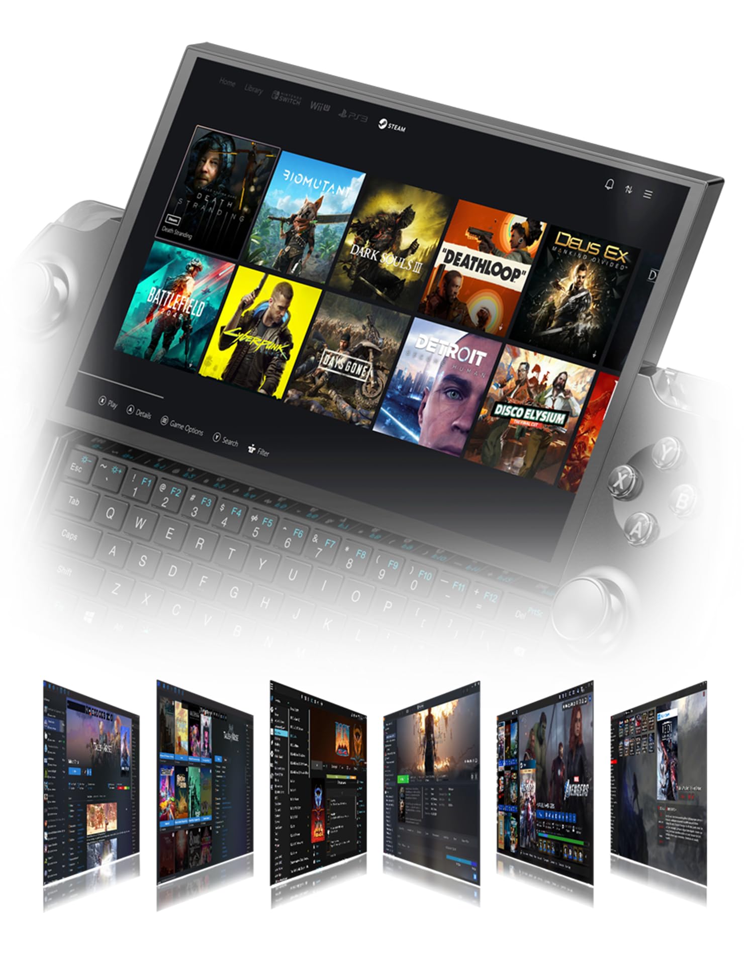 Amazon.co.jp: GPD WIN4 2023 ゲーミングPC 6型 Ryzen 5 7640U Windows 