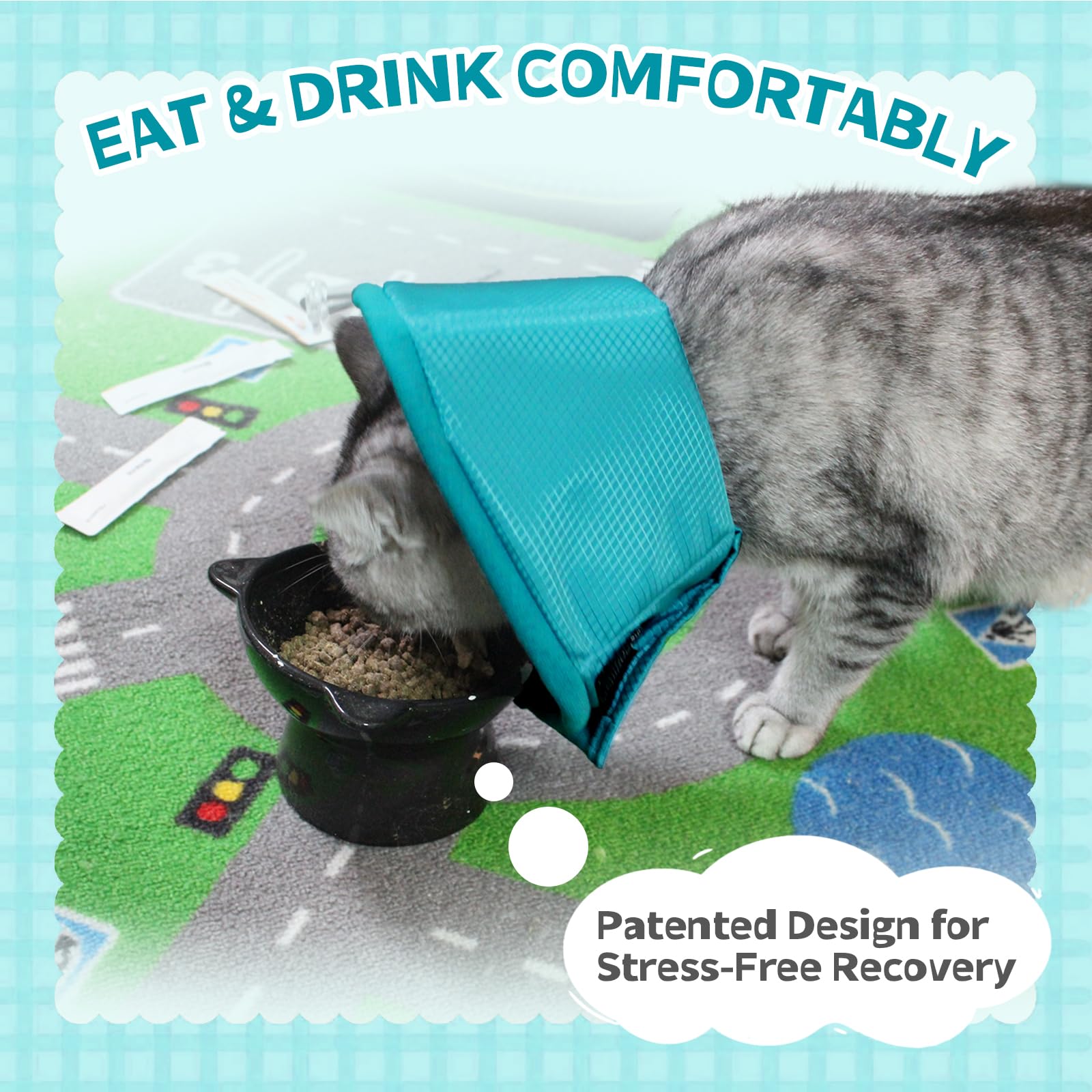 Hjyokuso Cat Cone Collar, Soft Cat Cones - Image 4