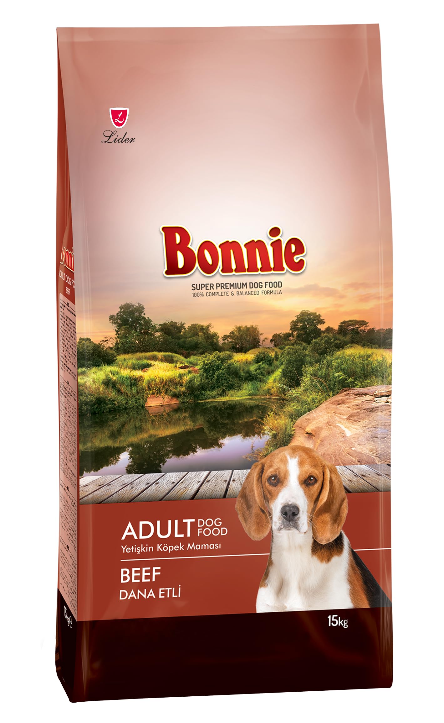 Bonnie Yetişkin Köpek Maması 18/7 Biftekli, 15 kg