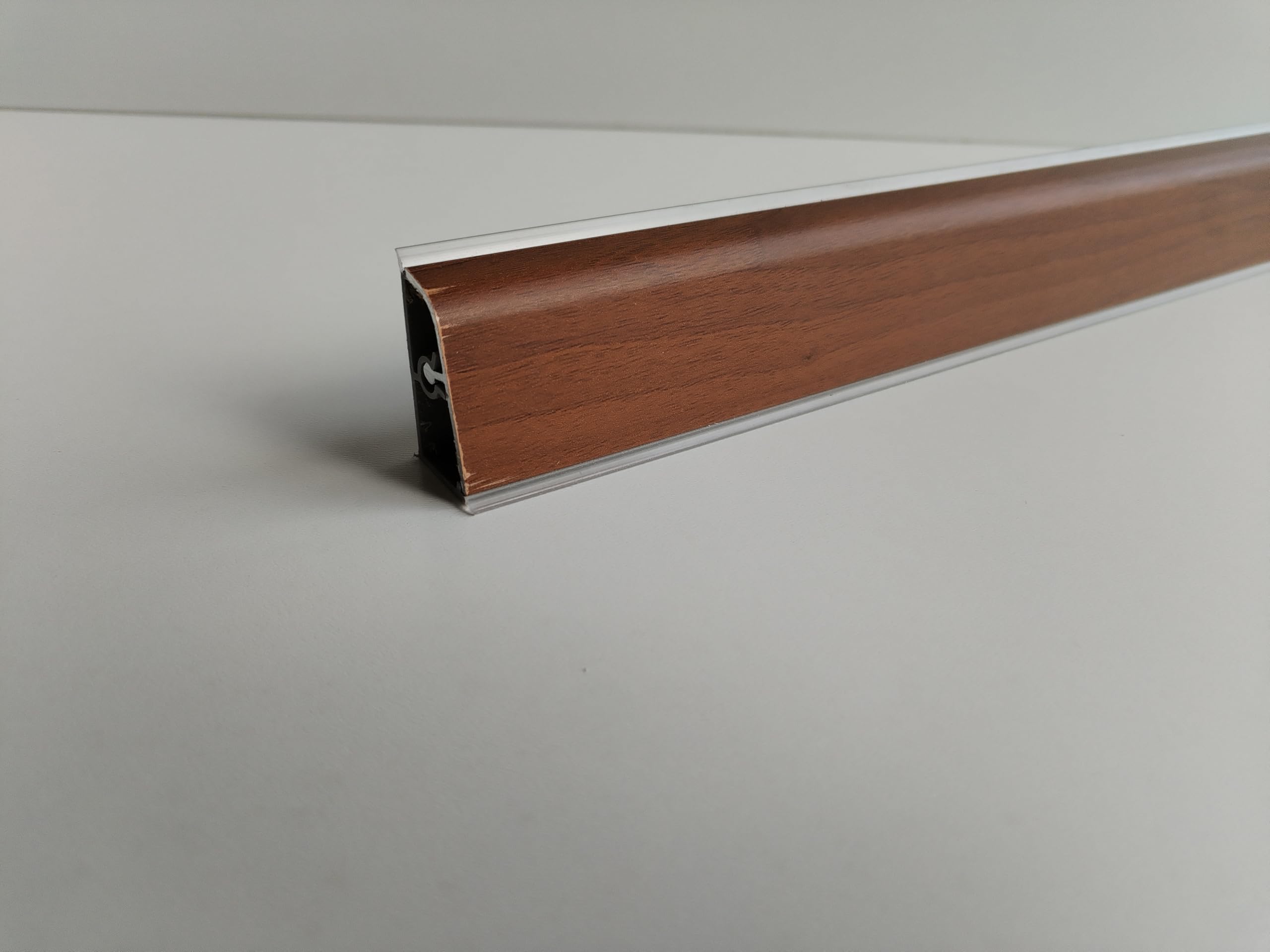 Alzatina Per Cucina In PVC - 2 Metri, Colore Paran&agrave; Rosa, Con Tappi E Angoli