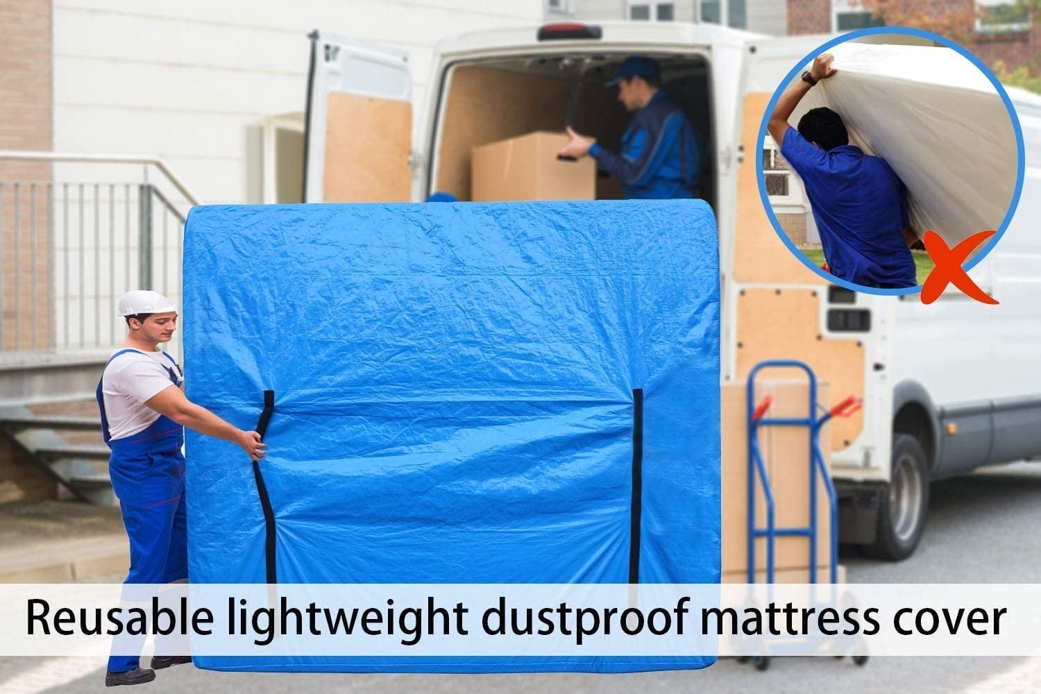 BEDTRUST Matrashoes om te verplaatsen en op te bergen