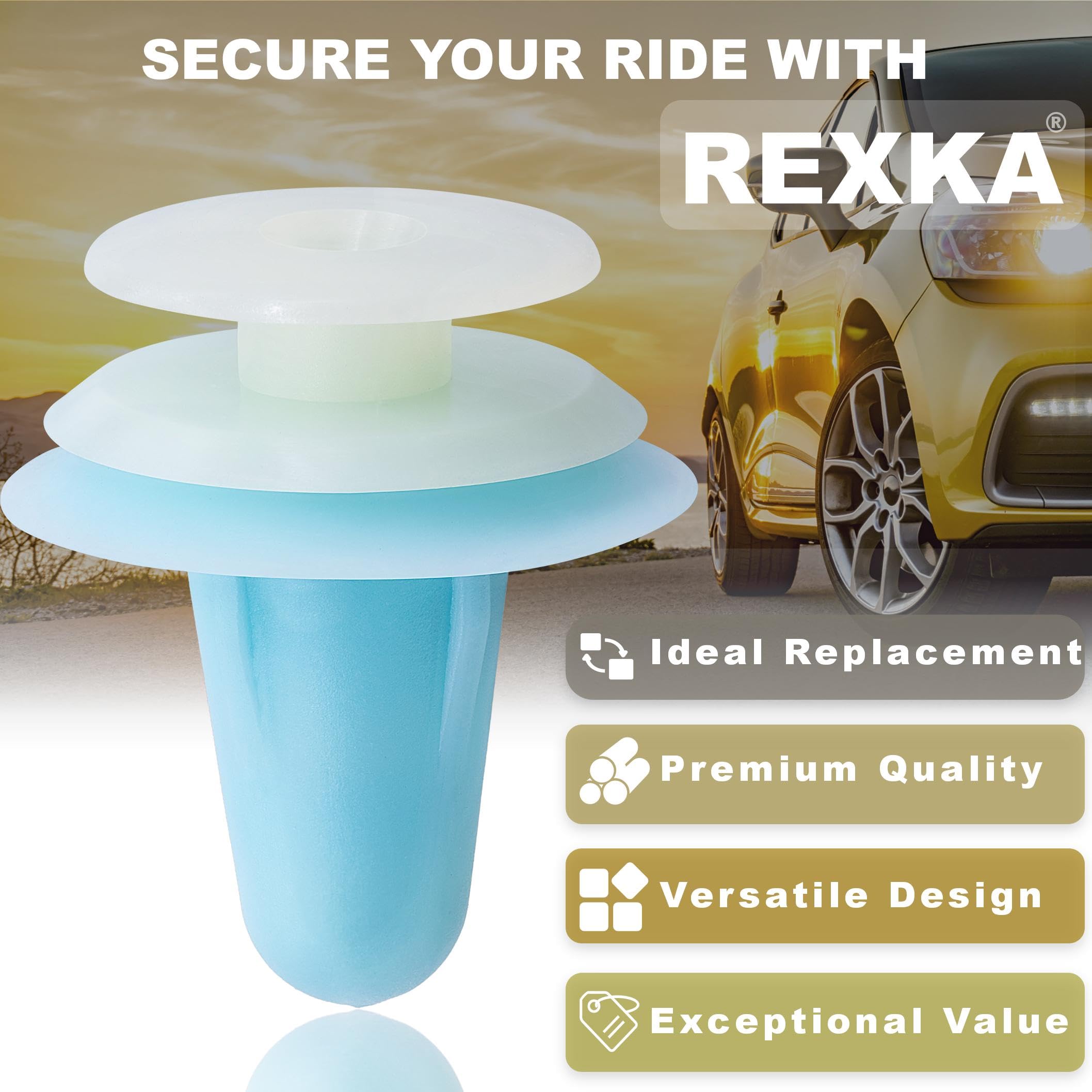 Amazon.com: Rexka 30pcs Door Panel Retainer Clips for Toyota 67771