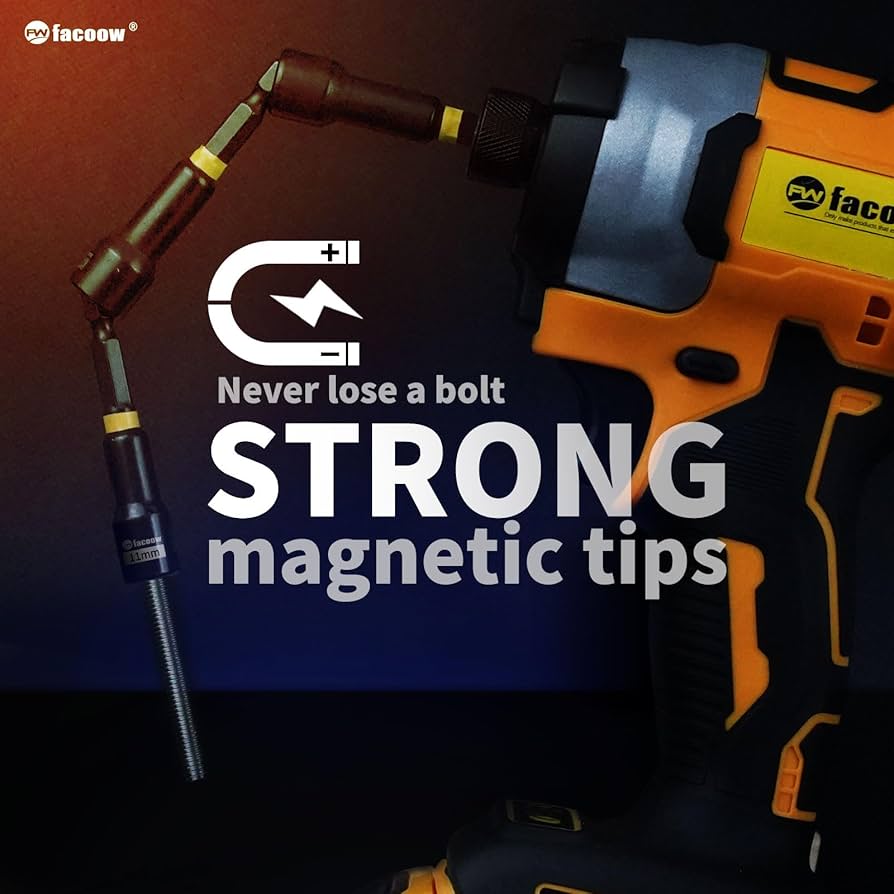 DeliciousTaylormade  FUXXONLY  ♯0002 Facoow 55PCS Impact Nut Driver Set, Magenetic Nut Driver Set