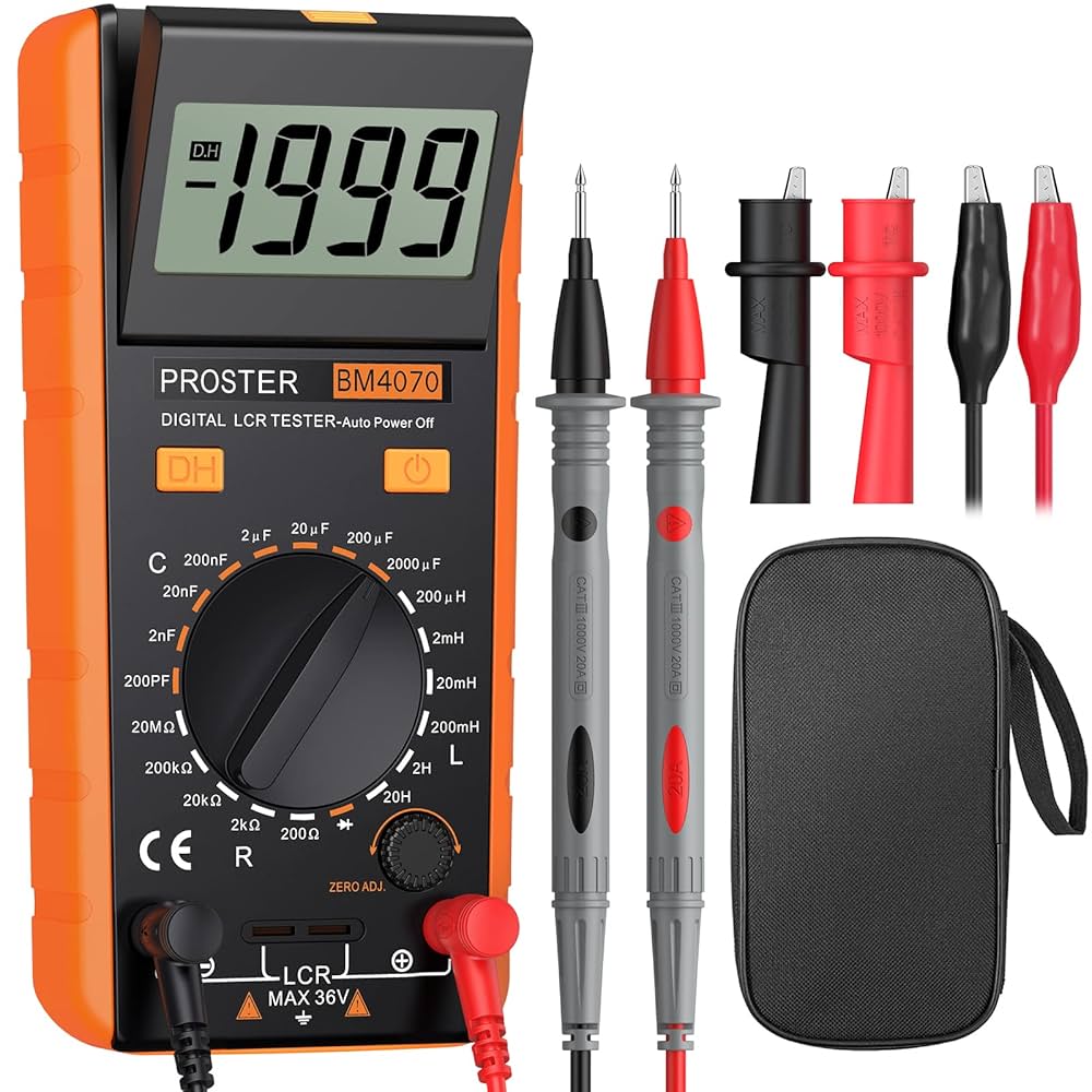 レーダー計測器 Amazon.co.jp: Proster LCRメーター 静電容量テスター