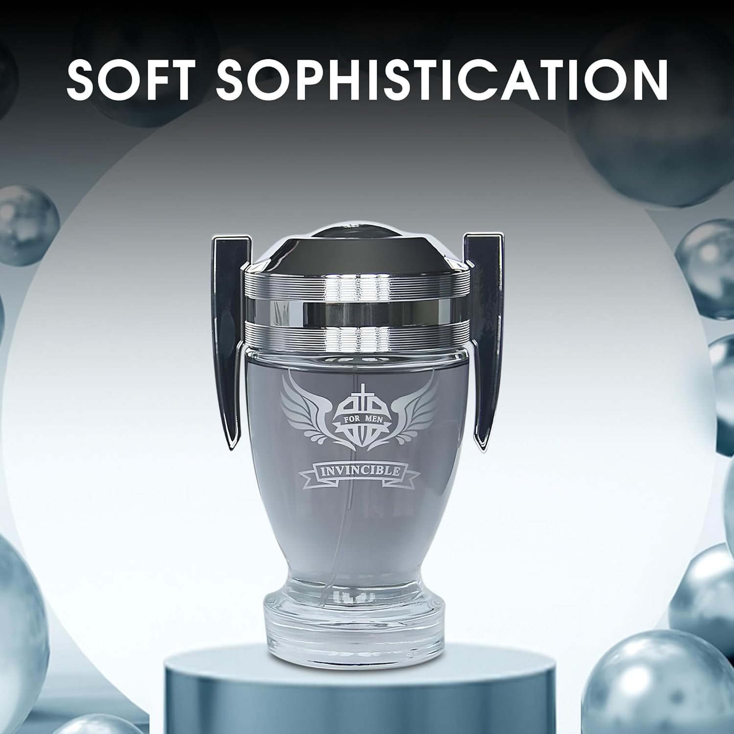 Men's Cologne Gift Set 4 Pack Invincible Series - 3.4 Fl Oz Each | Vanilla Bourbon, Leather & Amber Floral Fragrance | Luxury Eau de Toilette - Image 2