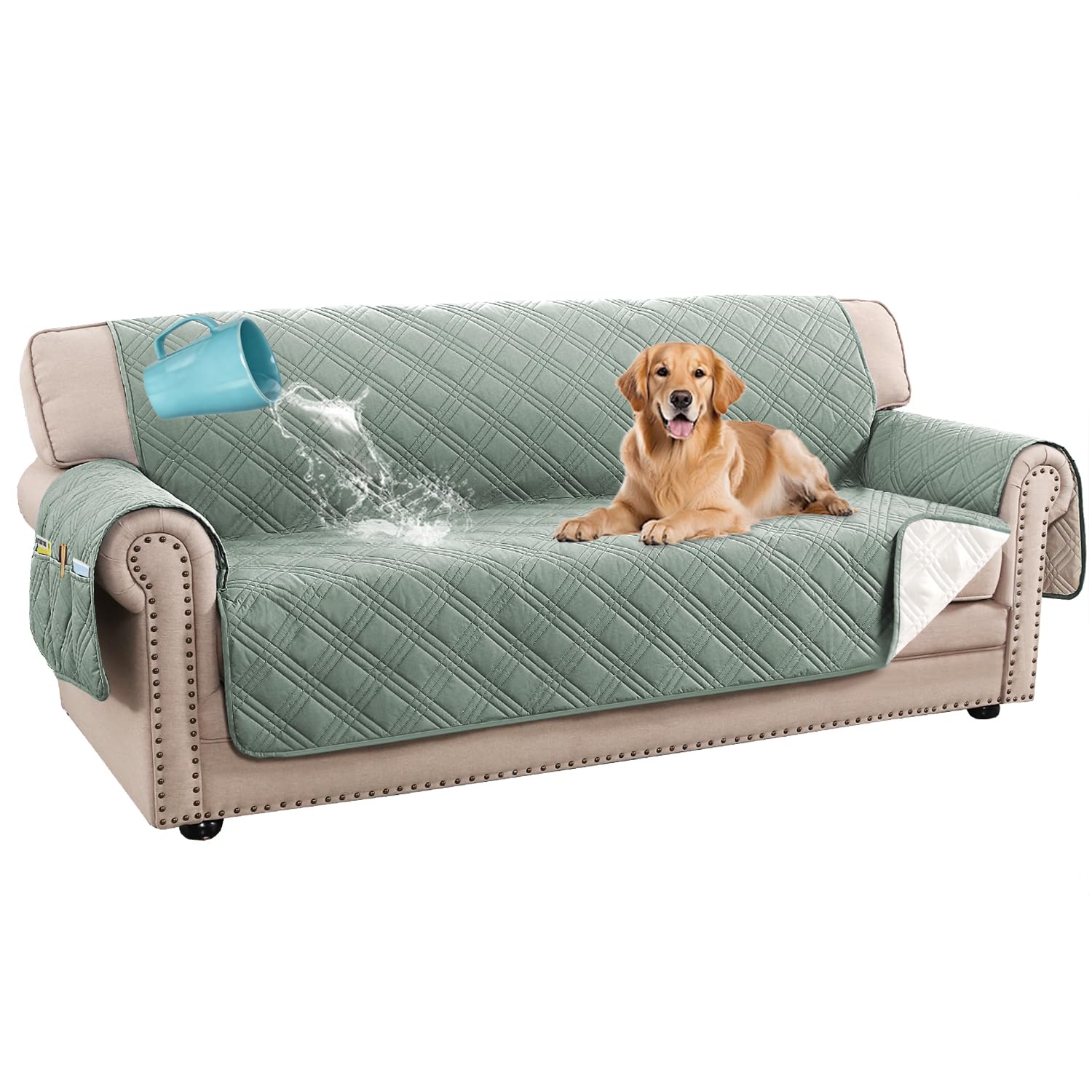 H.VERSAILTEX 100% Waterproof Slipcover