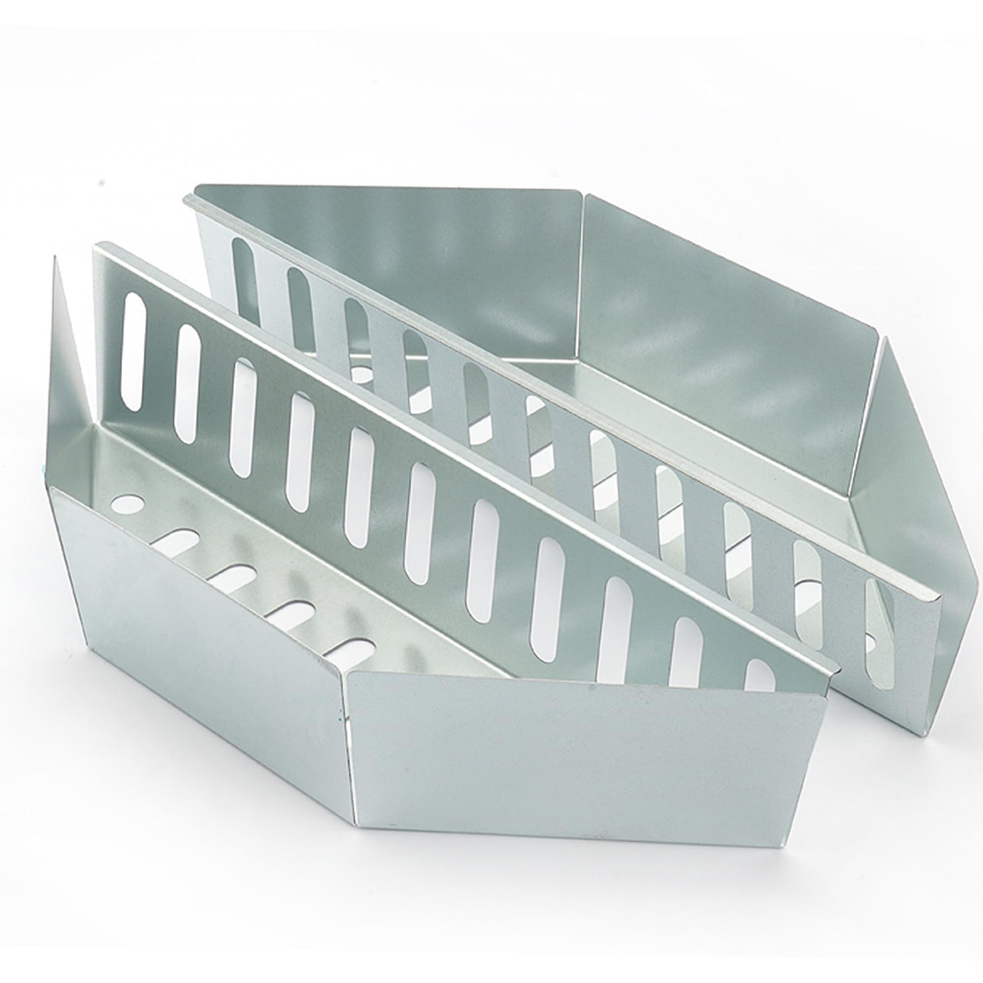 Cestino per Carbonella da Barbecue in Acciaio Inox BBQ Charcoal Basket, Pezzi per un Calore Uniforme Nella Griglia Del Bollitore, Cestino Di Carbone, Facile Da Pulire e Sovrappostibile