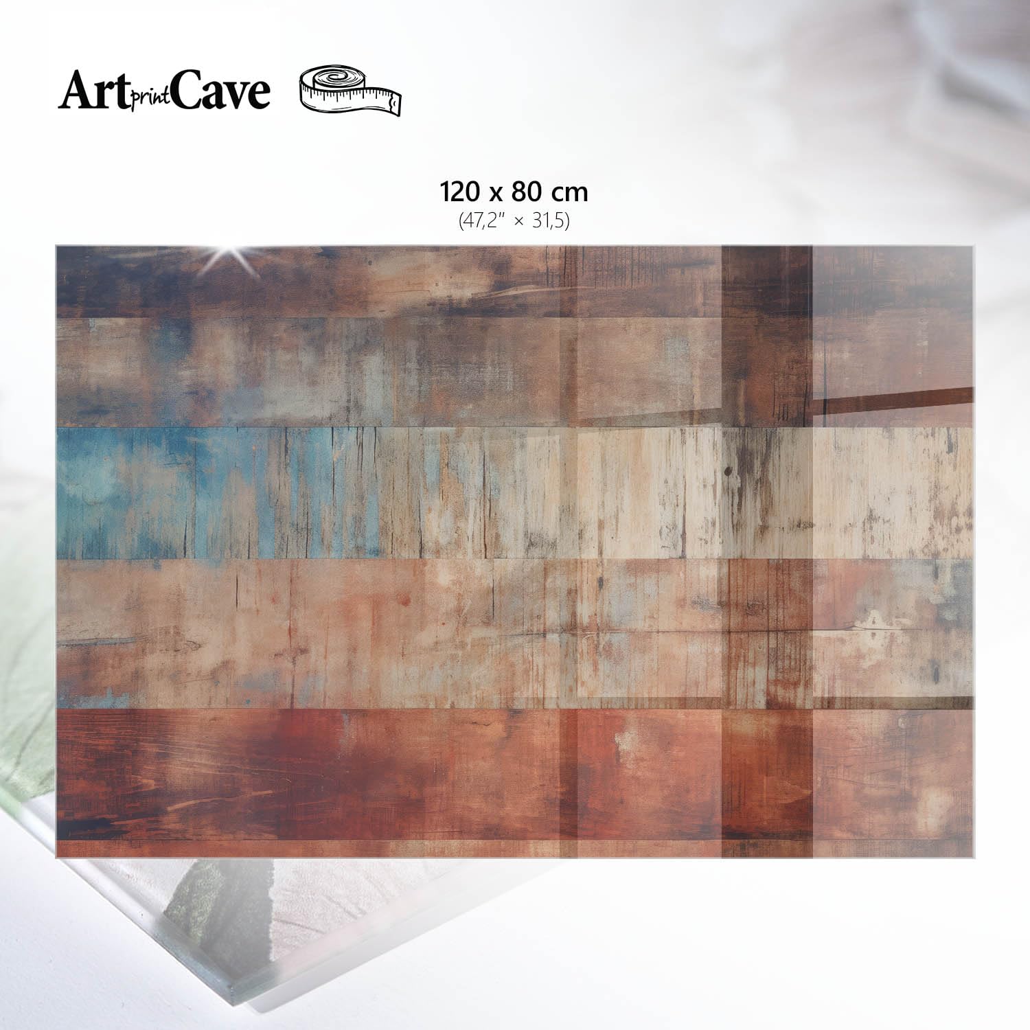 Piano Tavolo Decorativo 120x80 cm | Rettangolare | Multiuso | Con Stampato | Schede retrò | Decorazioni per Cucina e Soggiorno | Vetro Temperato | Spessore 4 mm | Bordi a Filo Lucido