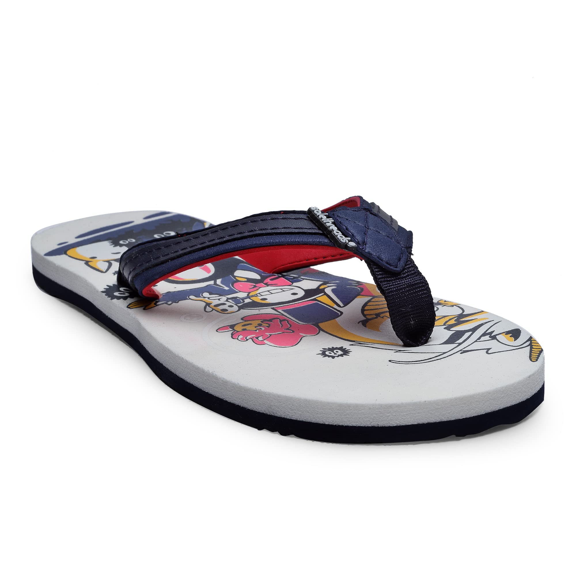 SOLETHREADS DRAGON (K) | Kids | Slipper | Flip Flops | Home | Outdoor | Comfortable | Soft | Cushion | UK 9 KIDS | NAVY/RED (B0BRZPHJJY) Amazon Price History, Amazon Price Tracker