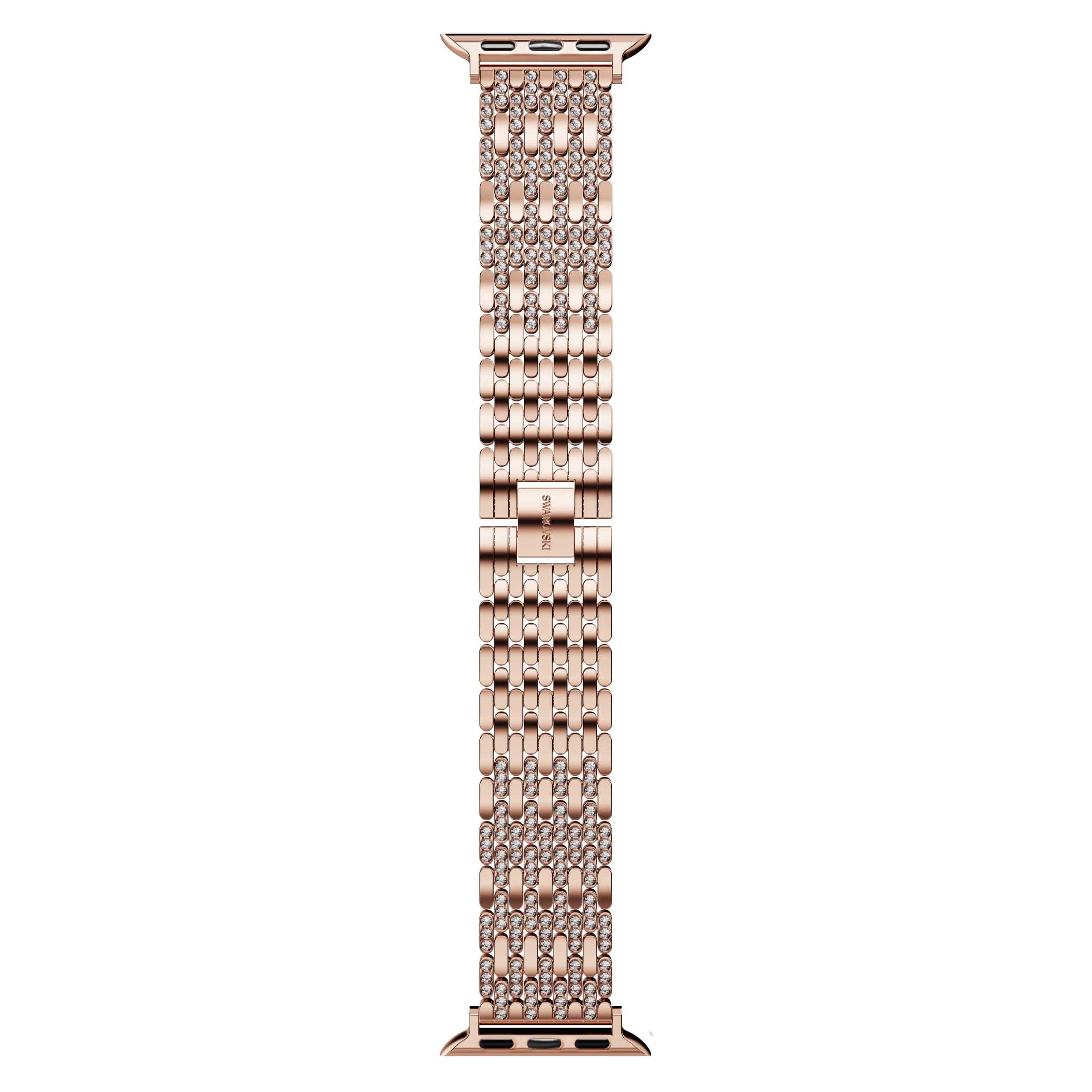 Swarovski Sparkling princess strap, For Apple Watch® 40mm & 41mm, Rose gold tone, Rose gold-tone finish