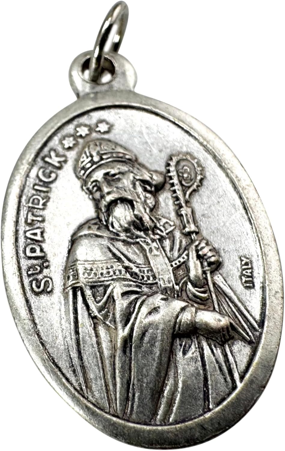 Westmon Works St Patrick Medal Set Italian Metal Medallion with USA Made Saint Prayer Holy Card - Image 5