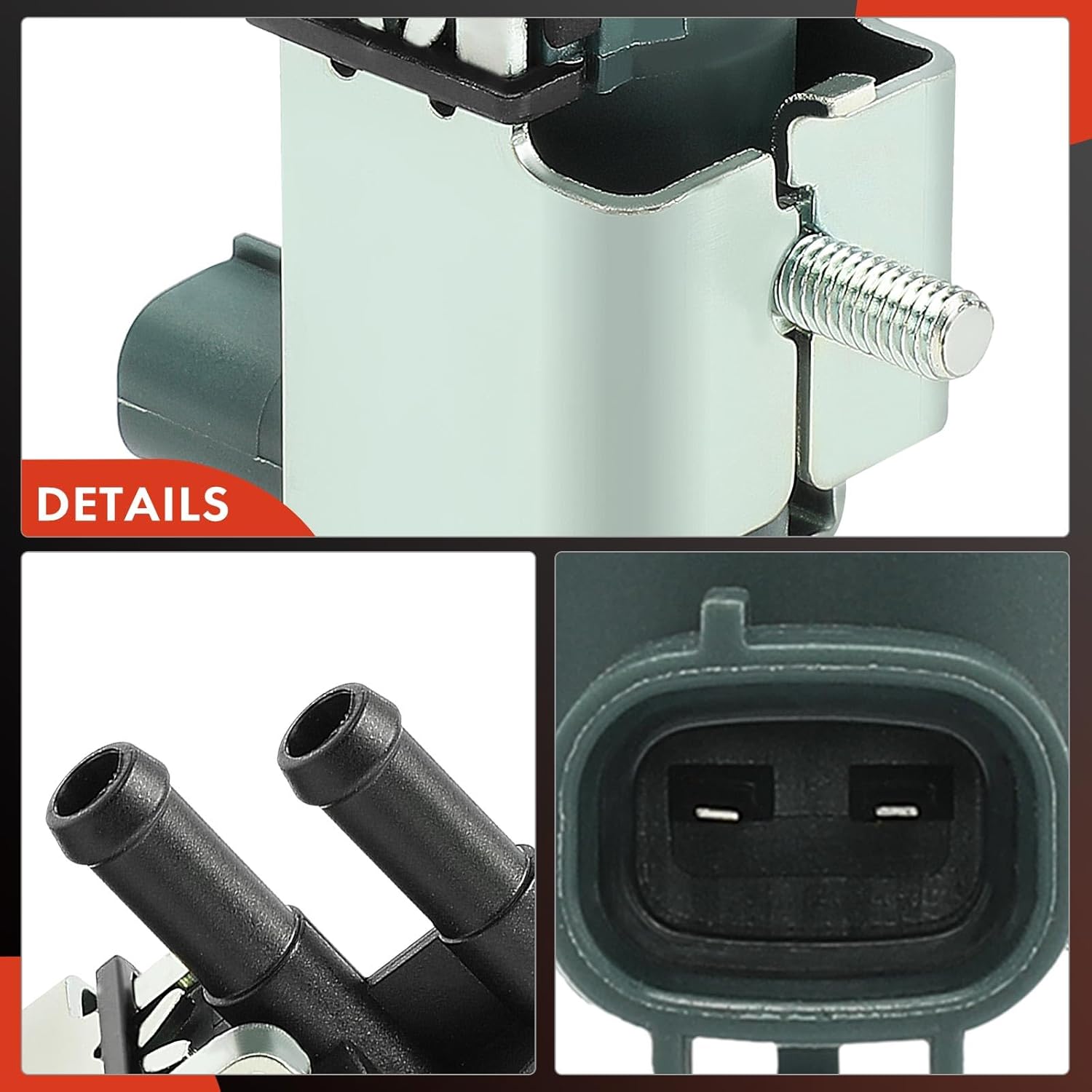 A-Premium Vapor Canister Purge Solenoid Valve Compatible with Chrysler Sebring 2001-2005 & Mitsubishi Eclipse 2000-2005, Galant 1999-2002 & Dodge Stratus 2001-2005, 2.4L, Replace# 1362001660