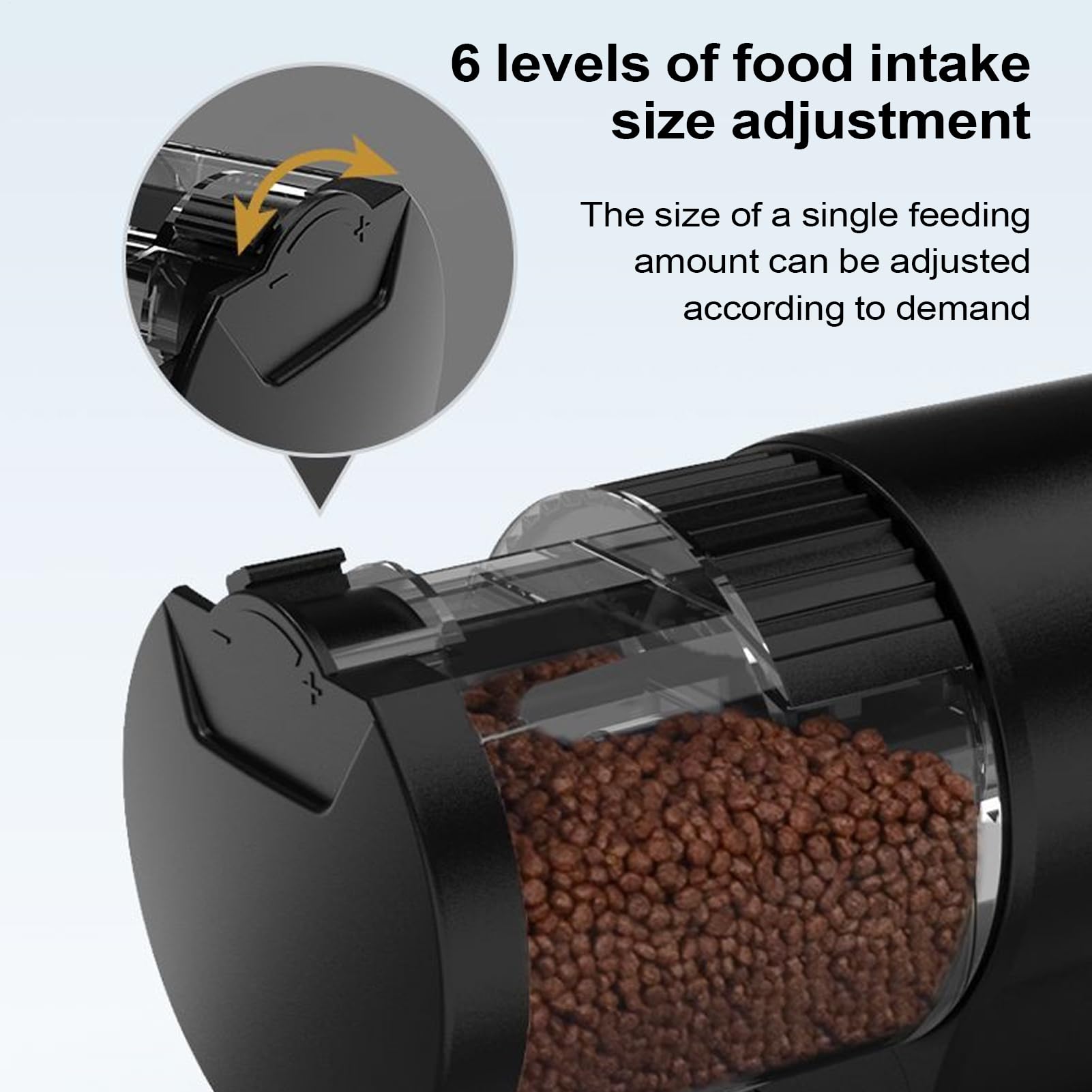 Alimentatore Automatico per Pesci - Mangiatoia Automatica E Manuale Per Acquario | Capacità 100ml Dispensazione Temporizzata 12H 24H 48H Per Gamberetti Tartarughe Tetra Koi Betta