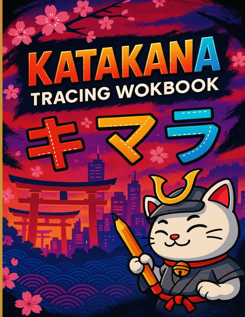 Katakana Practice Book: Learn to Read and Write Japanese Katakana: Japanese Alphabet Tracing Workbook with Step-by-Step Stroke Guides, Real-Life Word Examples, and Simple Sentences