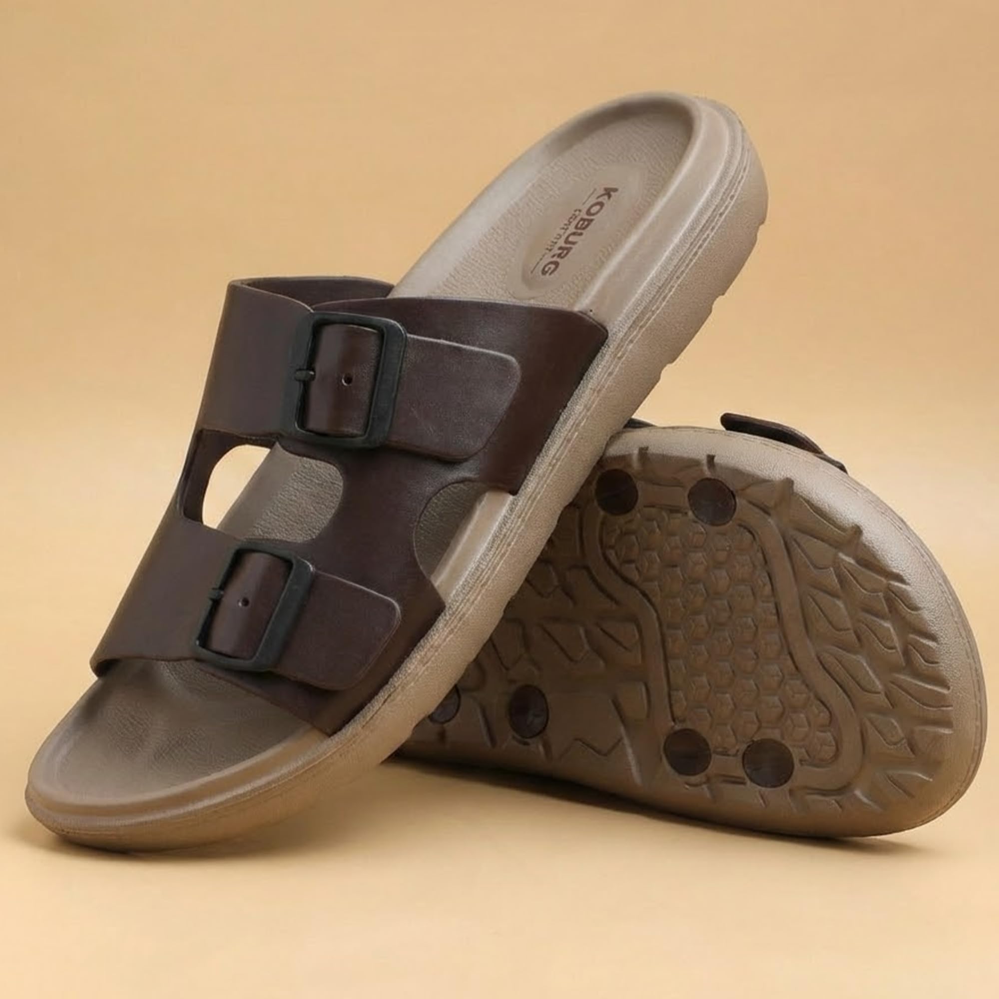 KOBURG Classic Sandals for Men| Stylish Trending | Comfortable | Super soft | Lightweight | EVA Sole KS-204 3