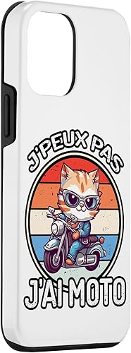 Miniatura 3 de iPhone 12 mini Je Peux Pas J'ai Moto pour les garçons, filles Case