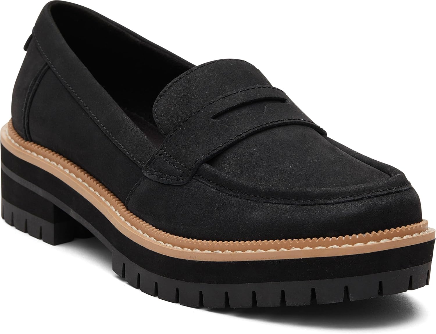 TOMS Womens Cara Slip On Lug Sole Casual Loafers - Image 9