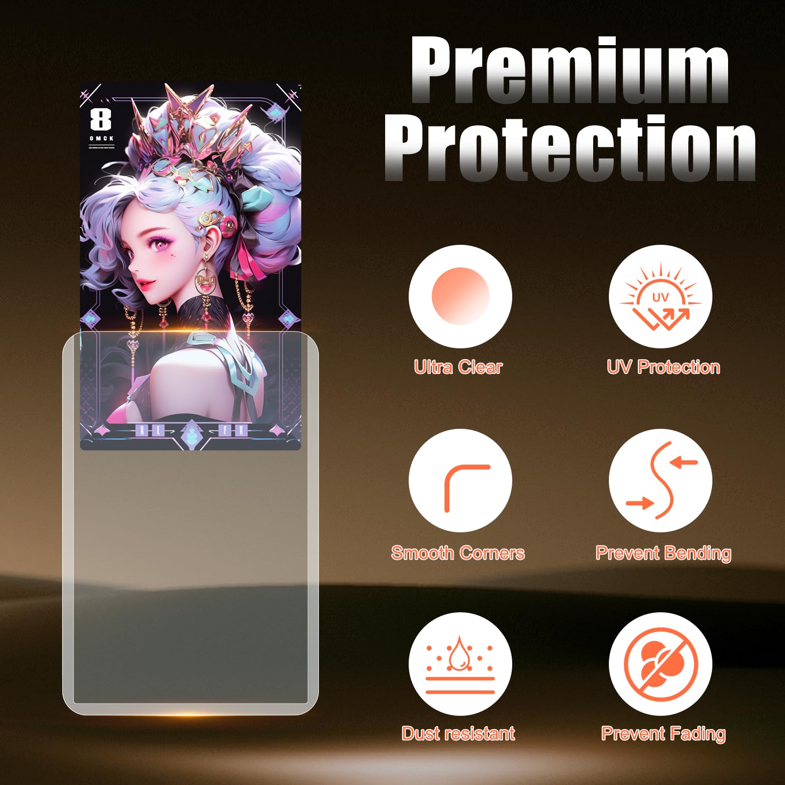 Homgaty 100PCS Card Sleeves - Image 3