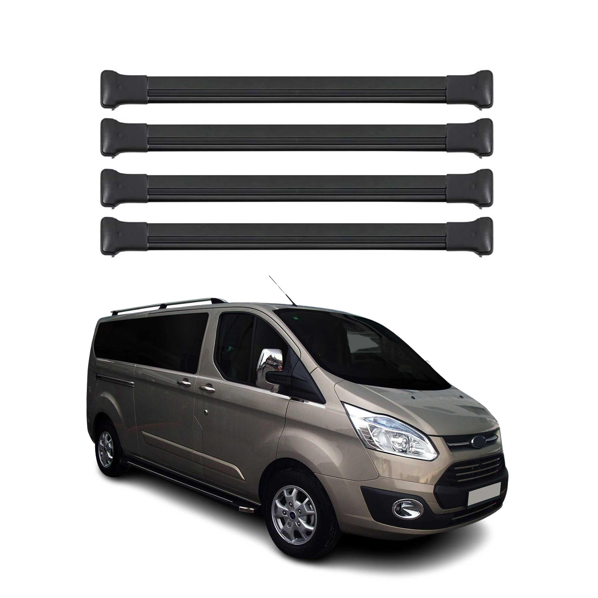 OMAC Dachträger für Ford Transit Custom/Tourneo Custom 2012-23 Schwarz
